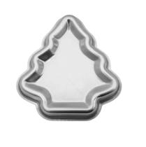 Forma Bolo Natal Ballerine Decorada Pinheiro 18x4,5cm Doces Tortas Sobremesas Pudim Ceia