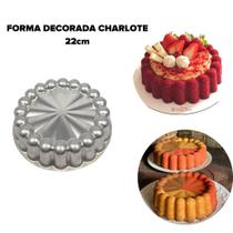 Forma Bolo Pudim Charlorte Decorada 22x6 cm Caparroz