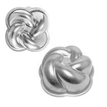 Forma Bolo Pudim Decorada 5 Gomos (22cmx9cm - G) em Alumínio - Caparroz Forma Bolo Pudim Decorada 5 Gomos (22cmx9cm - G) em Alumínio - Caparroz