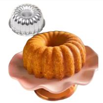 Forma Bolo Pudim Torta Suíça Alta Alumínio Grosso Profissional