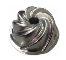 Forma Bolo Vulcão Espiral Novela (13x6cm) Em Alumíni