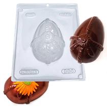 Forma BWB cod. 804 Ovo Trabalhado 350g com Silicone para Chocolate Páscoa