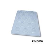 Forma BWB Silicone C/ 3 Partes Chocolate Bombom Sp40 C/ 23 Un.