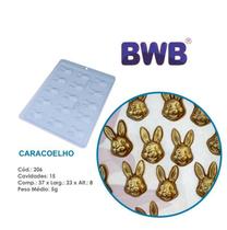 Forma caracoelho simples pascoa Coelhinho Chocolate bwb 206