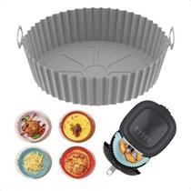 Forma Cesto De Silicone Airfryer Forno 20cm Antiaderente Forma Cesto De Silicone Airfryer Forno 20cm Antiaderente