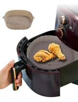 Forma Cesto De Silicone Para Air Fryer Não Gruda Lavável