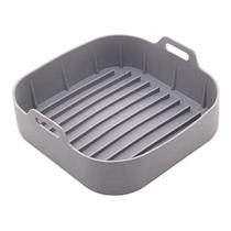 Forma Cesto Quadrado De Silicone P/ Air Fryer 16,5x6cm