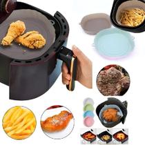 Forma Cesto Silicone AirFryer Qualidade Lavável Reutilizável
