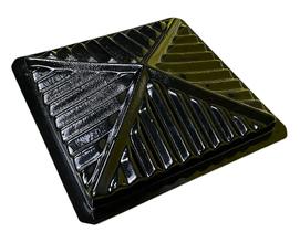 Forma Churrasqueira 40 x 40 cm - Linha BLACK - ABS