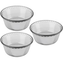 Forma Clássica Redonda Suflê 2,4 Litros Marinex 3 Unidades