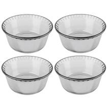 Forma Clássica Redonda Suflê 2,4 Litros Marinex 4 Unidades