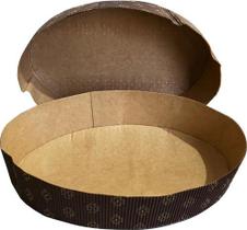 Forma Colomba Pascal 500g Forneável Oval Kit 20 Unidades Forma Colomba Pascal 500g Forneável Oval Kit 20 Unidades