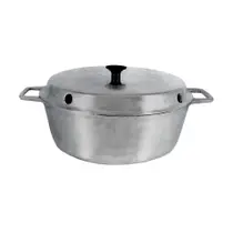 Forma com Cone Para Bolo Alumínio Fundido Polido 28cm