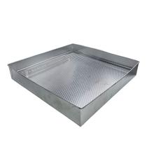 FORMA COM TELA DE ESCORRER FRITURA QUADRADA 40x40x7CM FO-370