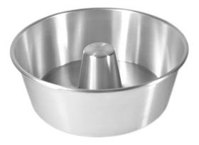 Forma Com Tubo Para Pudim Em Alumínio 20x8cm - Arnix Forma Com Tubo Para Pudim Em Alumínio 20x8cm - Arnix