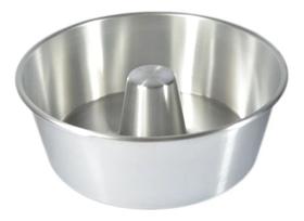 Forma Com Tubo Para Pudim Em Alumínio 24x9cm - Arnix Forma Com Tubo Para Pudim Em Alumínio 24x9cm - Arnix