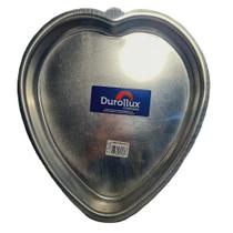 Forma Coração 02 COD161 Durollux - Utensílio de Cozinha em Alumínio