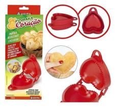 Forma Coração Para Pastel Risoli Fogazza Salgados Doces