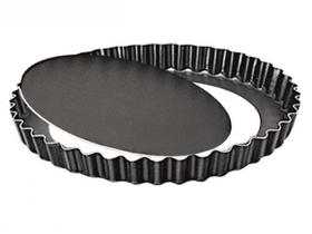 Forma Crespa C/ Fundo Removível Antiaderente 26cm Tortas Quiche