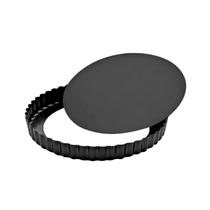 Forma Crespa Redonda Fundo Removível 26cm Antiaderente Torta