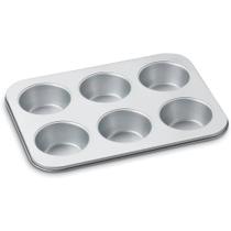 Forma cuisinart para 6 cupcakes em aluminio antiaderente amb-6jmp