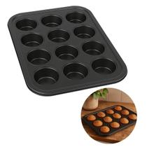 Forma Cupcake Muffin Bolo Empada 12 Cavidades Antiaderente Forma Cupcake Muffin Bolo Empada 12 Cavidades Antiaderente