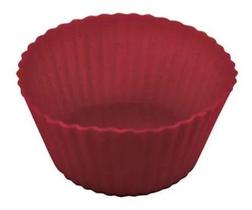 Forma Cupcake Silicone Redonda c/ 6 unidades - Yazi (Cód. 5359) - Yangzi