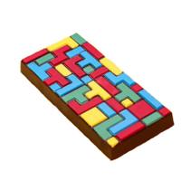 Forma de Acetato Barra Tetraminó - Ref.FP219 - 1 unidade - Crystal - Rizzo