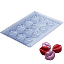 Forma de Acetato Beijo Kiss Boca Batom