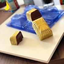 Forma de Acetato Bolinho Inglês Retangular Forma de Acetato Bolinho Inglês Retangular