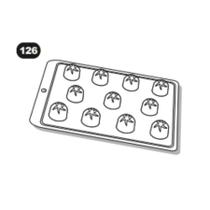 Forma de Acetato Bombom Decorado Ref. 126 Crystal Rizzo Confeitaria