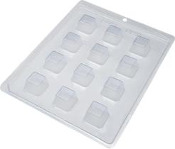 Forma de Acetato Bombom Quadrado Médio Cód. 9461 BWB Forma de Acetato Bombom Quadrado Médio Cód. 9461 BWB