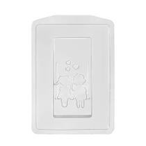 Forma de Acetato - Casal Love - Ref. FP234 - 1 unidade - Crystal - Rizzo Forma de Acetato - Casal Love - Ref. FP234 - 1 unidade - Crystal - Rizzo