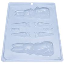 Forma de acetato coelho com cenoura cod 232 - BWB