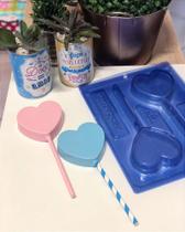 Forma de Acetato Coraçãono Palito Porto Formas Ref 64 Forma de Acetato Coraçãono Palito Porto Formas Ref 64