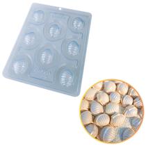 Forma De Acetato Doces Finos Concha Shell BWB 8 Cavidades Especial 3 Partes