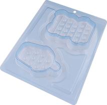 Forma de Acetato Forma Especial - Pop It Milkshake E Ursinho 10288 - 01 Unidade - BWB