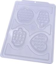 Forma de Acetato Forma Simples SP - Pop It Divertido 3667 - 01 Unidade - BWB