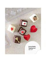Forma de acetato "miniatura amor" topping love I cod. 1217 un