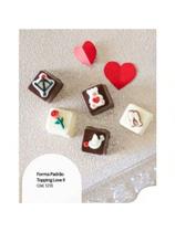 Forma de acetato "miniatura amor" topping love II cod. 1218 un