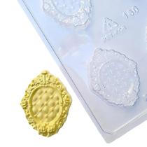 Forma De Acetato Moldura Porta Retrato Camafeu Espelho