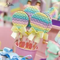 Forma de Acetato Pirulito Grande Porto Formas 7cm