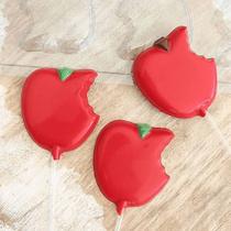 Forma de Acetato Pirulito Maçã Mordida Forma de Acetato Pirulito Maçã Mordida