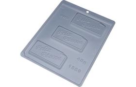 Forma de Acetato Placa 45g Feliz Páscoa 1380 BWB Confeitaria