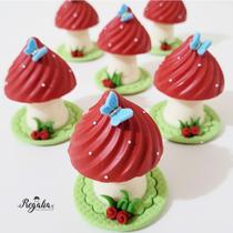 Forma de Acetato pra Cogumelo Vasinho de Flor