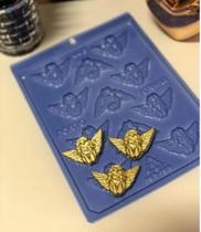 Forma de acetato simples aplique de anjos. Cód 445 Forma de acetato simples aplique de anjos. Cód 445