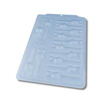 Forma de Acetato Simples Grande Pirulito Coelho Gravatinha BWB Ref 3586/SP214 un