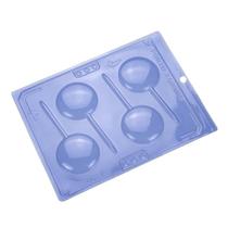 Forma de Acetato Simples Pirulito Pequeno Liso Redondo Forma de Acetato Simples Pirulito Pequeno Liso Redondo