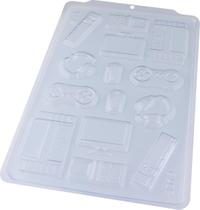 Forma de Acetato Simples Sp - Aplique Games - Ref.3672 - 1 unidade - BWB - Rizzo Forma de Acetato Simples Sp - Aplique Games - Ref.3672 - 1 unidade - BWB - Rizzo