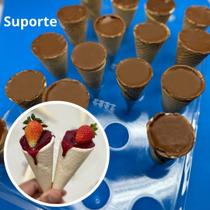 Forma de Acetato Suporte para Cone BWB 20 Cavidades